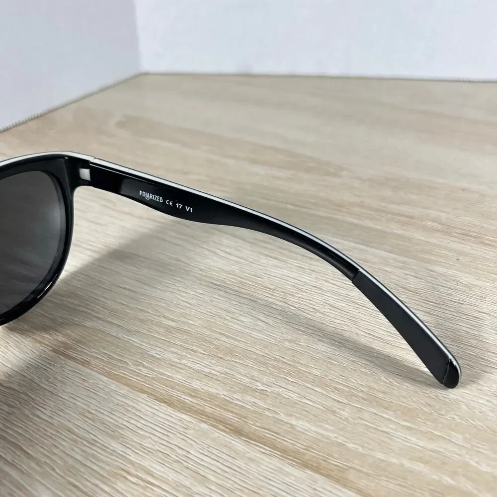 Native Acadia 193 300 AC Sunglasses 17 V1 Polished Black Excellent Cond!